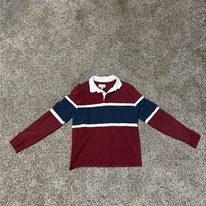 Goodfellow & Co Maroon and Navy Men’s Polo